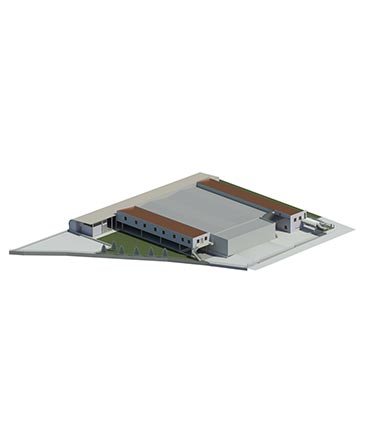 Progettazione strutturale complesso industriale